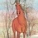 CanadaGooseGallery-WaynesvilleOhio-Painting-pbuckleymoss-original-watercolor-horse