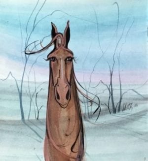 pbuckleymoss-original-watercolor-horse