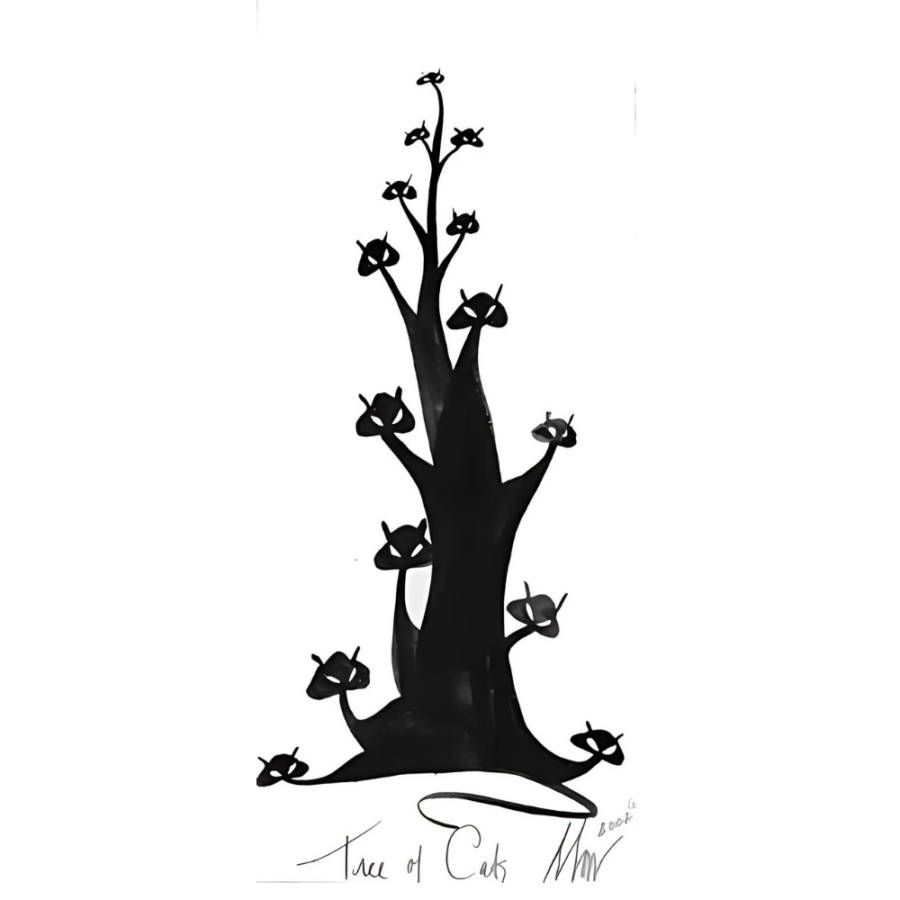 Tree of Cats 2 Painting