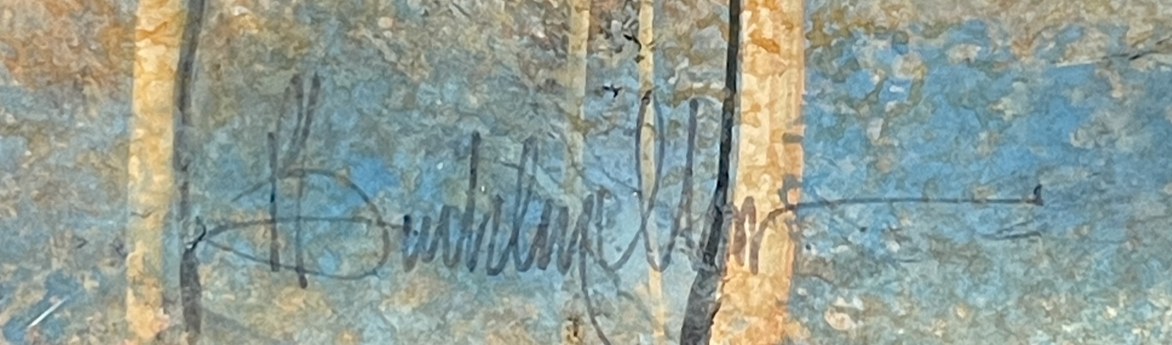 Xenia Ohio Farm 2 Painting Signature