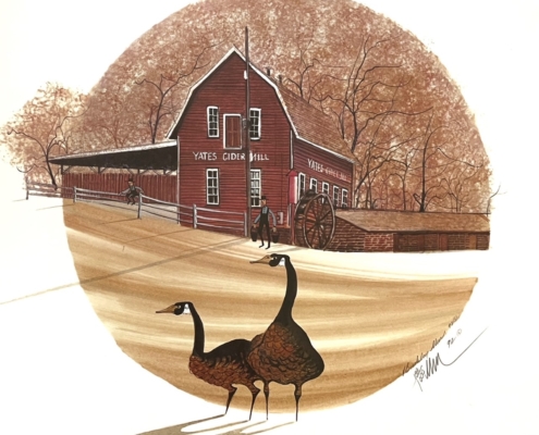 summer-at-yates-cider-mill-geese-love-limited-edition-rare-print-p-buckley-moss