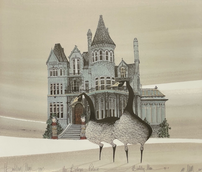 Geese-The Bishop’s Palace the-bishops-palace-p-buckley-moss-limited-edition-print