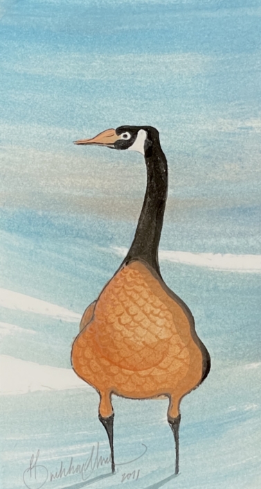 p-buckley-moss-original-watercolor-painting-winter-landscape-goose