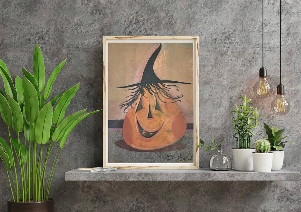 Jack O Lantern 2 by P. Buckley Moss