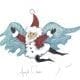 Art-Artist-PBuckleyMoss-CanadaGooseGallery-WaynesvilleOhio-LimitedEdition-Print-HomeDecor-Decorating-KrisKringle-Angel, SantaClaus-Christmas-Angel
