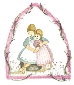 Sisters-Love-rare-print-two-girls-sisters-p-buckley-moss