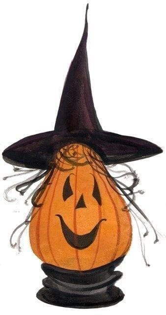 Jack-O-Lantern I P Buckley Moss Print pumpkin-jack-o-lantern-halloween-trickortreat-pbuckleymoss