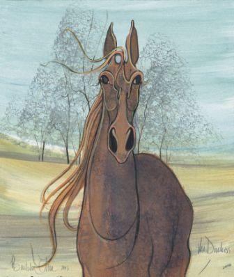 CanadaGooseGallery-WaynesvilleOhio-Framed-pbuckleymoss-limited-edition-print-horse