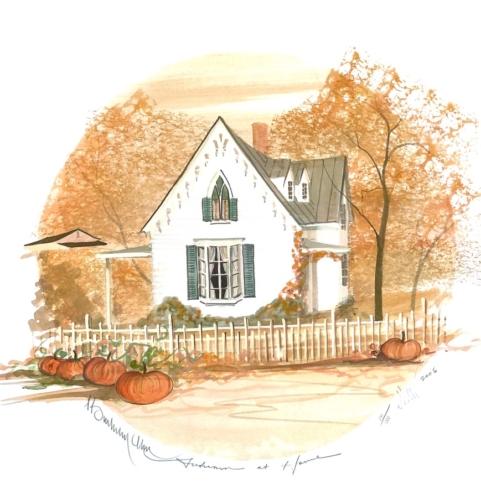p-buckley-moss-autumn-at-home-art-print