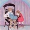 Brother's Story limited edition by P Buckley Moss features a young brother reading to his little sister.