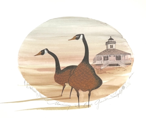 morning-at-boca-grand-light-love-geese-limited-edition-rare-print-p-buckley-moss-geese-love