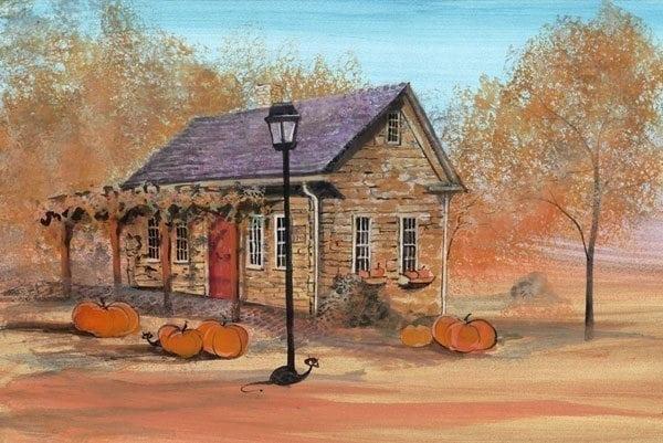 Harvest at the Stone Cottage
