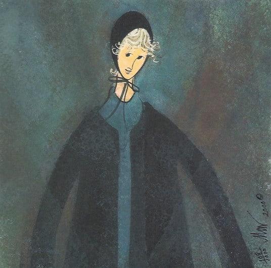 Amish Woman l Amish Woman print P Buckley Moss