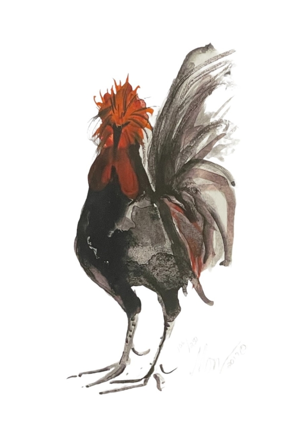 baron-of-the-barnyard-rooster-BoHo-limited-edition-print-p-buckley-moss
