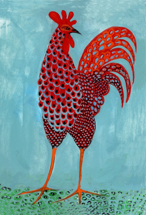 Swanky Rooster – P Buckley Moss CanadaGooseGallery-Waynesville-Ohio-Art, Artist, P Buckley Moss, Canada Goose Gallery, Waynesville, Ohio, Limited Edition, Print, Home Décor, Decorating,