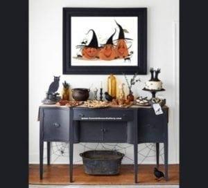 PBUCKLEYMoss-LimitedEdition-print-art-homeDecor-Decorating Pumpkin-Witch