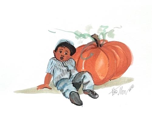 p-buckley-moss-our-liittle-pumpkin-art-print