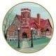 Amazing Grace ornament by P Buckley Moss depicts an historic church in Waynesville, Ohio