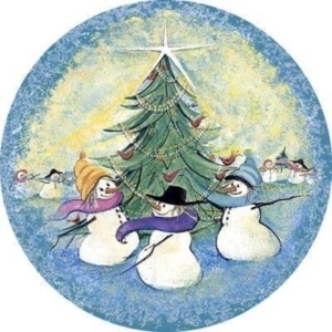 pbuckleymoss-ornament-limitededition-snowman-CanadaGooseGallery-WaynesvilleOhio