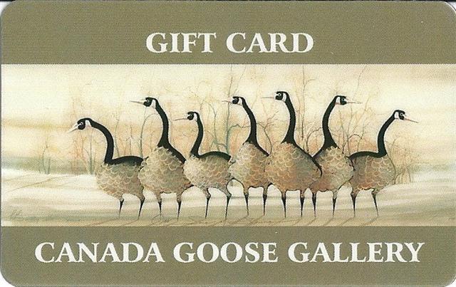 Gift Cards Available at Canada Goose Gallery in Waynesville, Ohio.