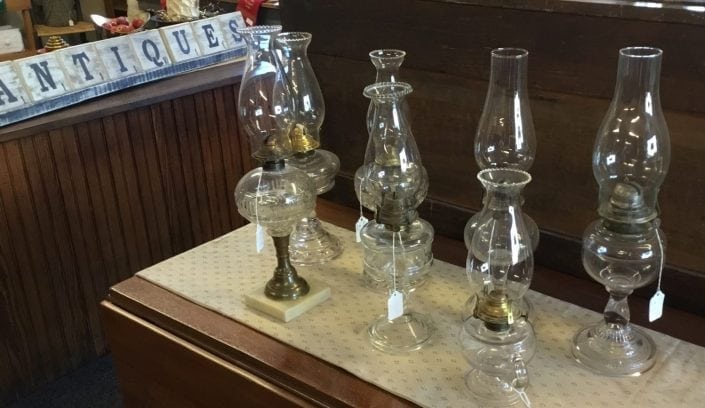 Oil Lamps Antiques-WaynesvilleOhio-BrassLantern-lamps