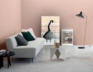 Millennial Pink Home Decor Color with P Buckley Moss limited edition art at Canada Goose Gallery in Waynesville, Ohio