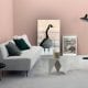 Millennial Pink Home Decor Color with P Buckley Moss limited edition art at Canada Goose Gallery in Waynesville, Ohio
