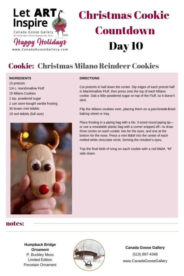 CanadaGooseGallery-WaynesvilleOhio-cookie-recipe-baking-cooking-Christmas-TwelveDays