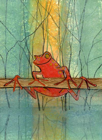 CanadaGooseGallery-Waynesville-Ohio-Frog-PBuckleyMoss-art-print-limitededition