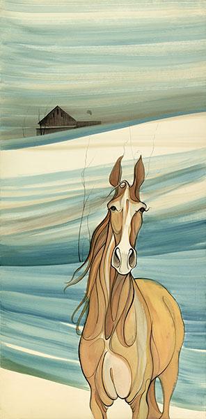 CanadaGooseGallery-Waynesville-Ohio-Horse-limitedEdition-Print-PBuckleyMoss-Art-Artist