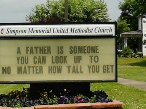 Funny Church Signs, Father's Day.