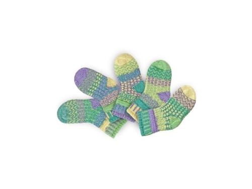 Solmate Chickpea Baby Socks. Five socks to a set.