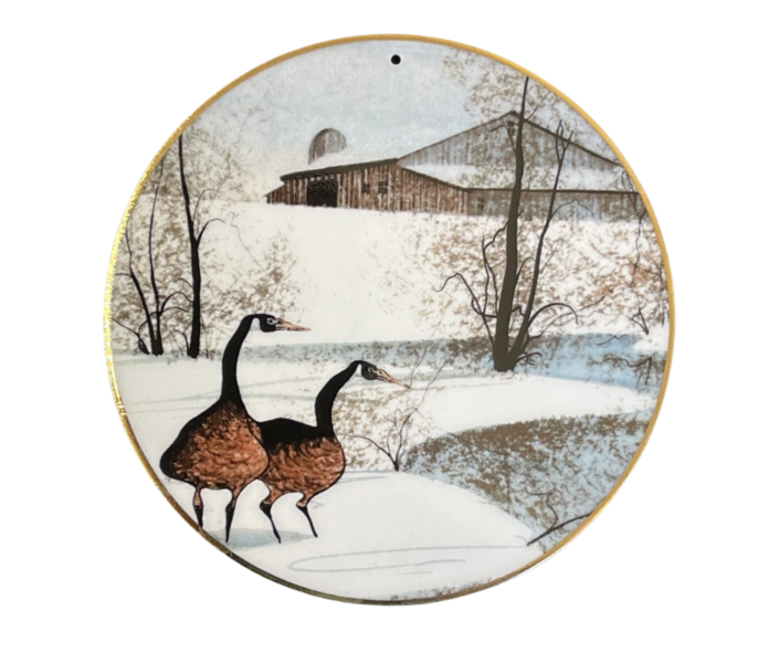 Winter's Pond Ornament - P Buckley Moss