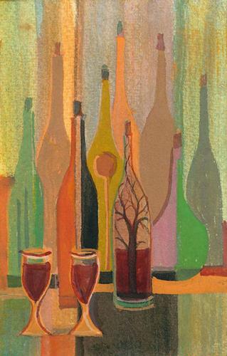 moden-art-print-p-buckley-moss-wine-bottles-and-glasses