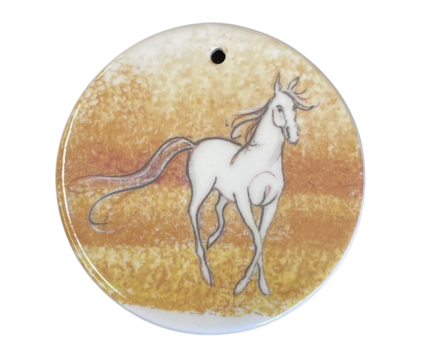 Spirit Horse Ornament - P Buckley Moss