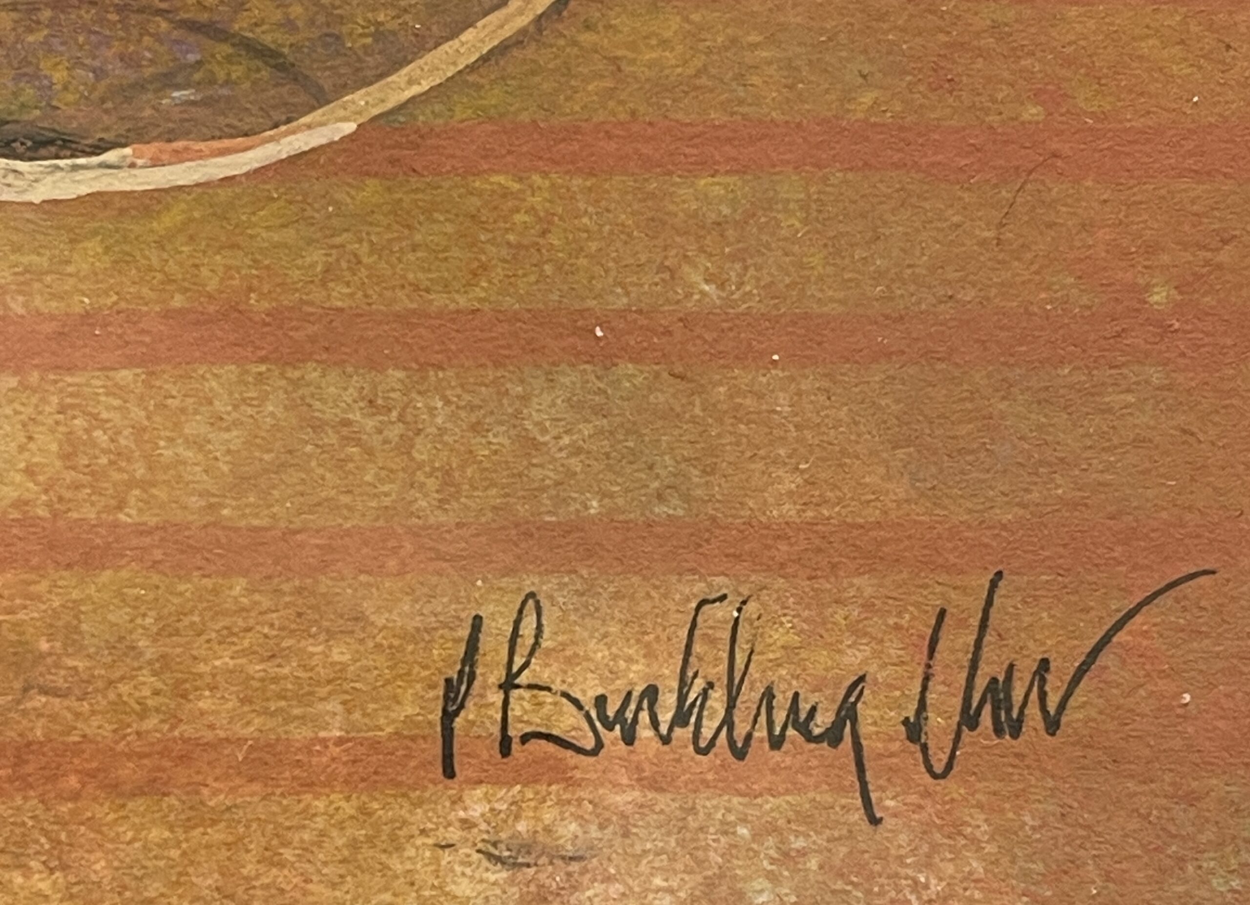 Still Life Bottles Painting Signature