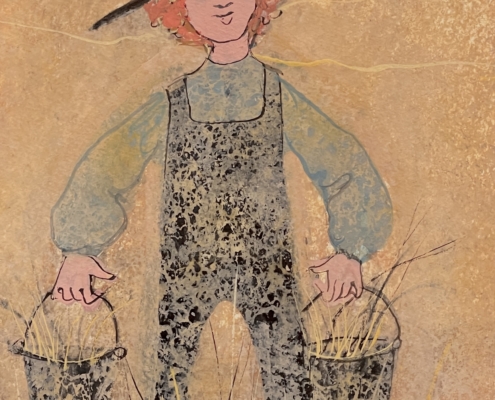 P-Buckley-Moss-Original-Painting-farm-boy