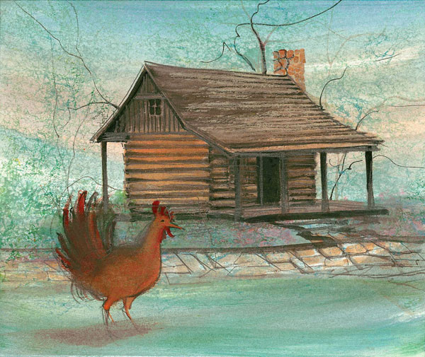 rooster-p-buckley-moss-artist-cabin-aqua-browns