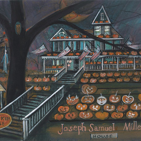 p-buckley-moss-pumpkin-house-art-print