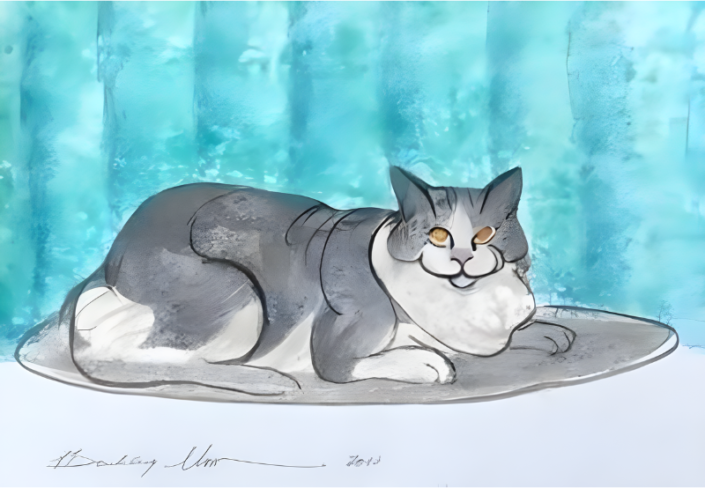pbuckleymoss-original-watercolor-cat