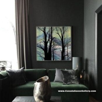 Mountains In Spring Living Space