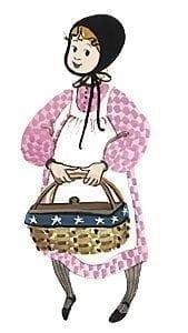 Basket Girl-PBuckleyMoss-Waynesville-Ohio-CanadaGooseGallery-Art-Artist-LimitedEdition