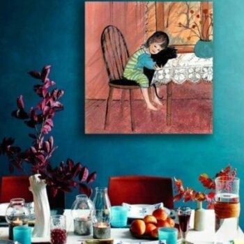 Home Decor Dining Blue