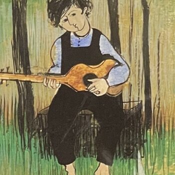 The Minstrel limited edition print by P. Buckley Moss - Music Collection.