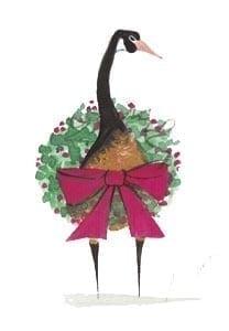 Moss Christmas Goose