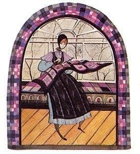 The Needler rare limited edition print by P. Buckley Moss - One Girl and Quilting Collections.