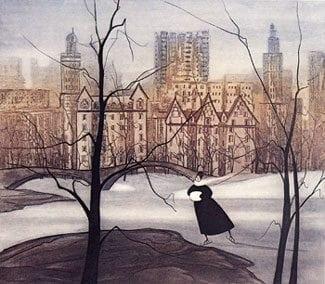 Central Park Etching