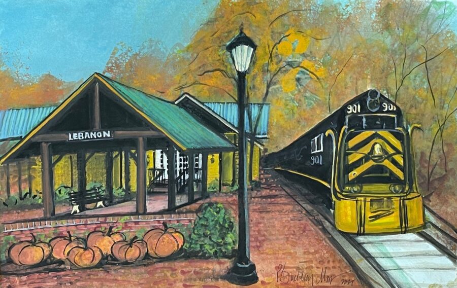 Lebanon Mason Monroe Railroad Painting