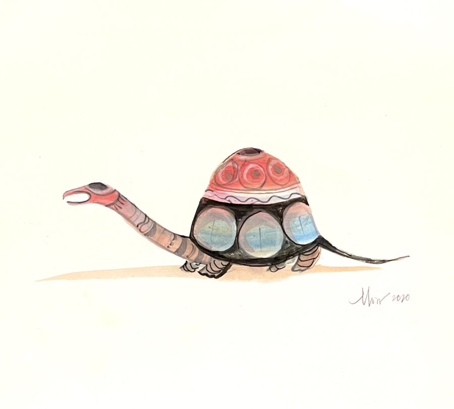 Colorful Turtle Painting