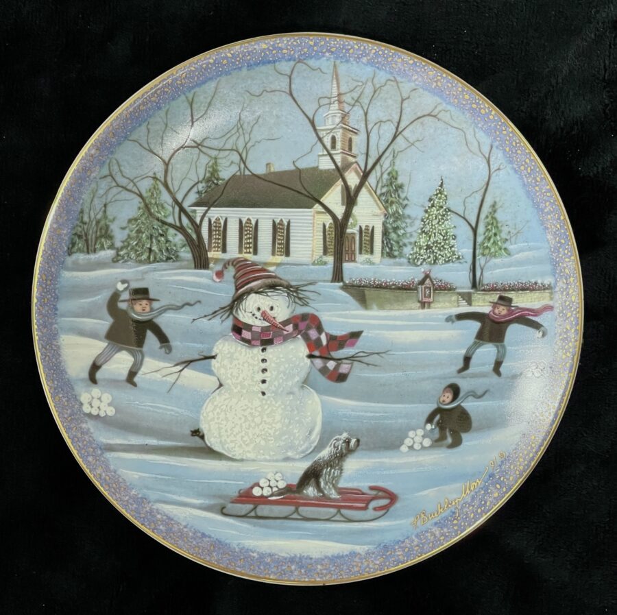 The Snowman - Plate